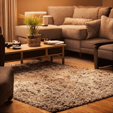 Tapetes grandes o suficiente para parecerem intencionais