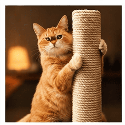 Arranhador grande o suficiente para competir com o sofá