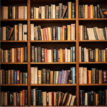 Estantes de livros para a biblioteca do noivo