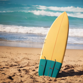 Prancha de surf para a noiva voltar a surfar